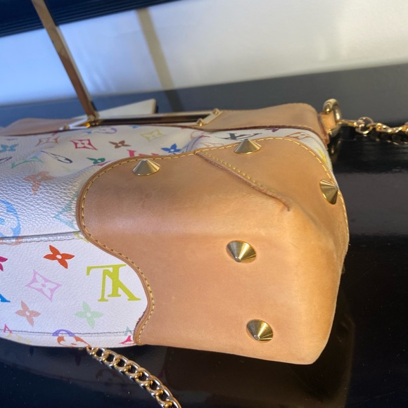 Louis Vuitton White Multi-Color Judy MM Bag - Picture 16 of 16